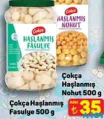 ÇOKÇA HAŞLANMIŞ FASULYE 500 G